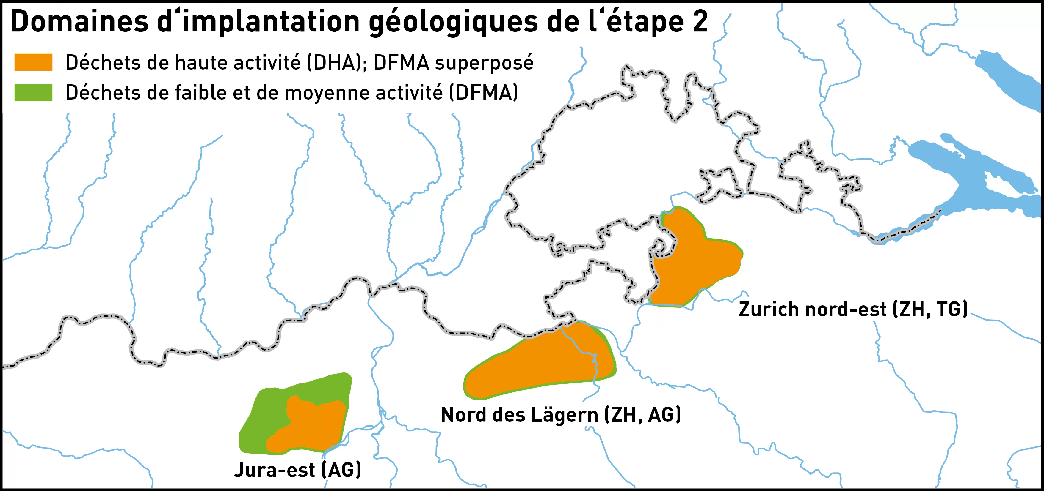 domaines d implantation geologiques de l etape 2