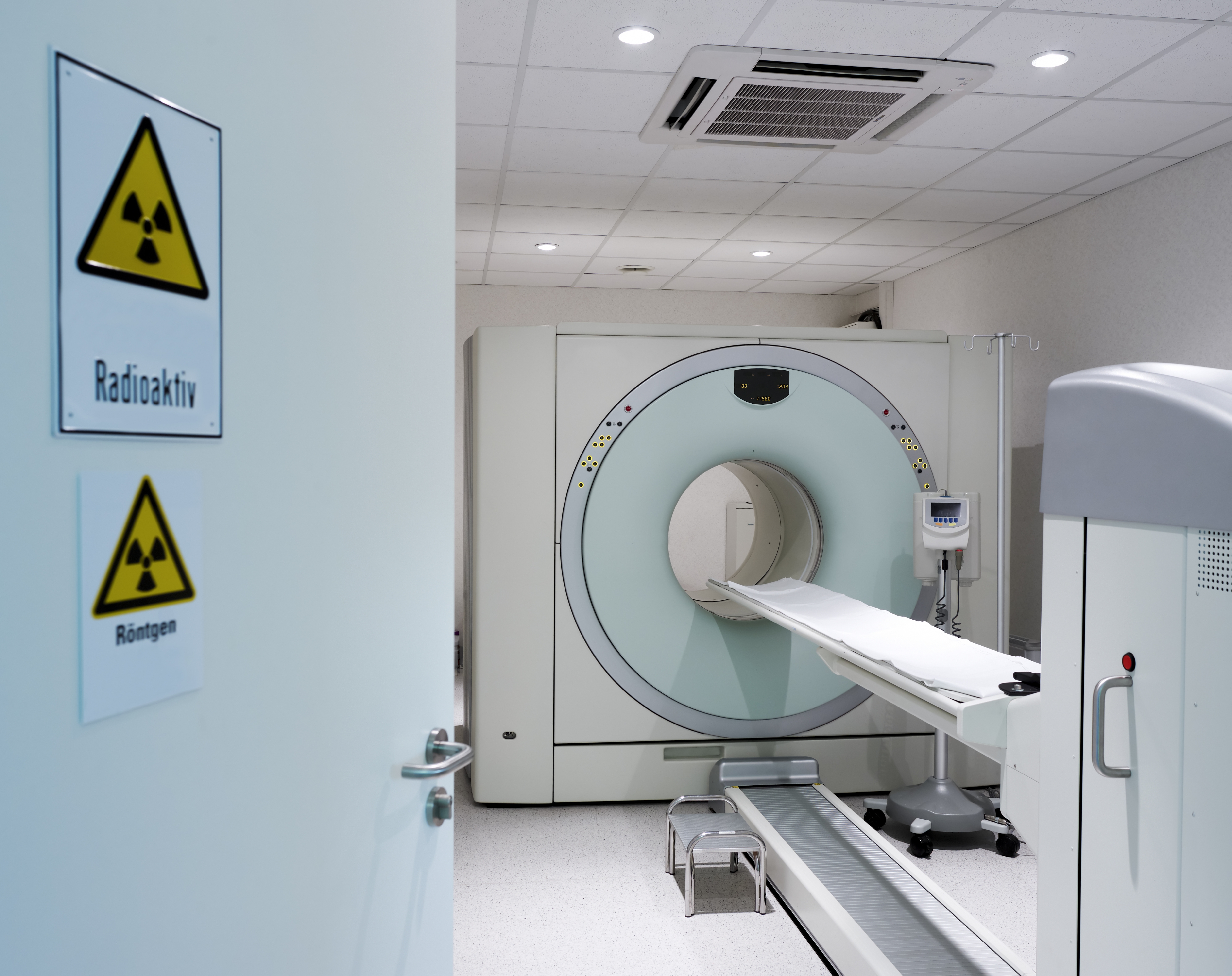 Medizinsche Anwendung Radioaktivität PET CT Scanner