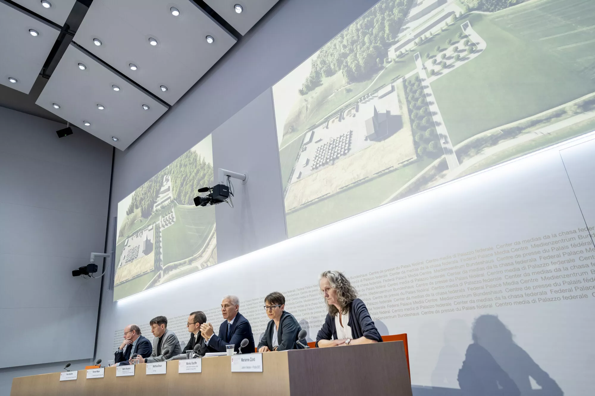 Medienkonferenz in Bern: Die Nagra verkündete am 12. September 2022 ihren Standortvorschlag.