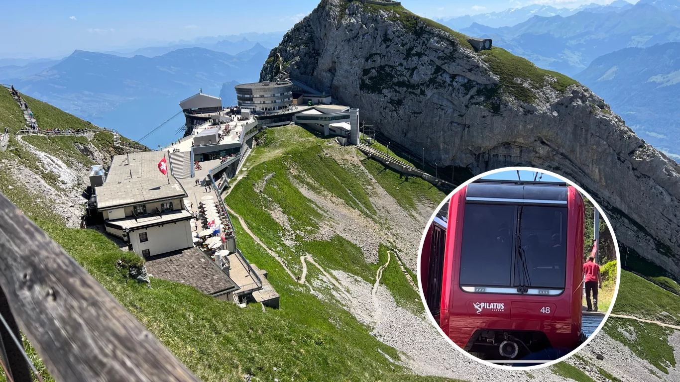 Jahrhundertprojekt am Drachenberg: Die steilste Zahnradbahn der Welt am Pilatus wurde erneuert.